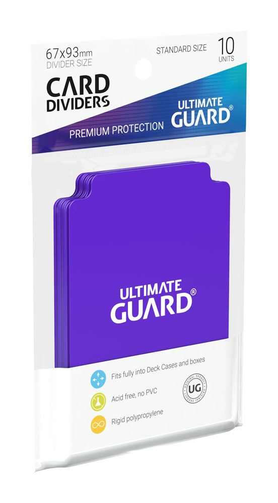 Ultimate Guard Ultimate Guard Card Dividers Standard Size (10) - Purple