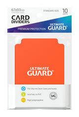 Ultimate Guard Ultimate Guard Card Dividers Standard Size (10) - Orange
