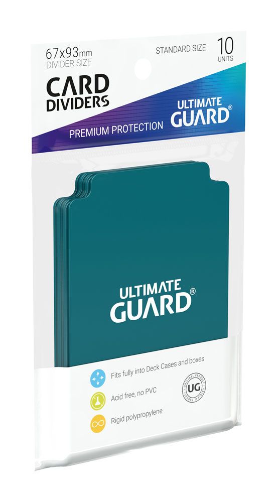Ultimate Guard Ultimate Guard Card Dividers Standard Size (10) - Petrol