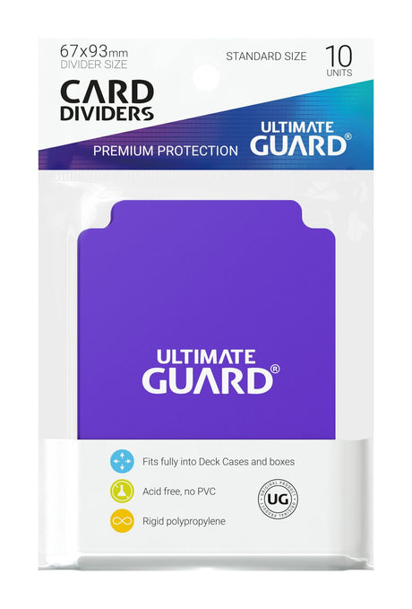 Ultimate Guard Ultimate Guard Card Dividers Standard Size (10) - Purple