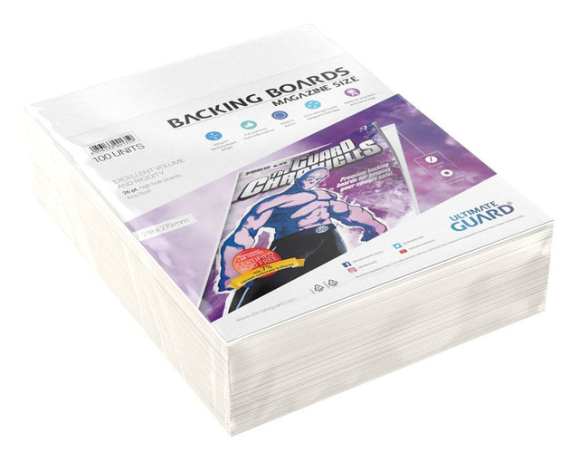 Ultimate Guard Ultimate Guard Comic Backing Boards (100) - Magazine Size