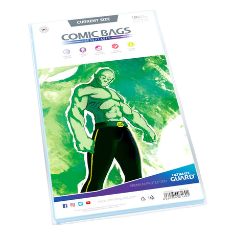 Ultimate Guard Ultimate Guard Comic Bags Resealable (100) - Current Size