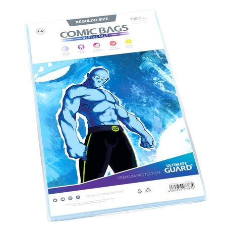 Ultimate Guard Ultimate Guard Comic Bags Resealable (100) - Regular Size