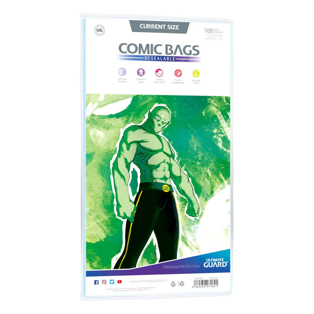 Ultimate Guard Ultimate Guard Comic Bags Resealable (100) - Current Size
