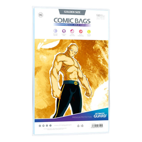Ultimate Guard Ultimate Guard Comic Bags Resealable (100) - Golden Size