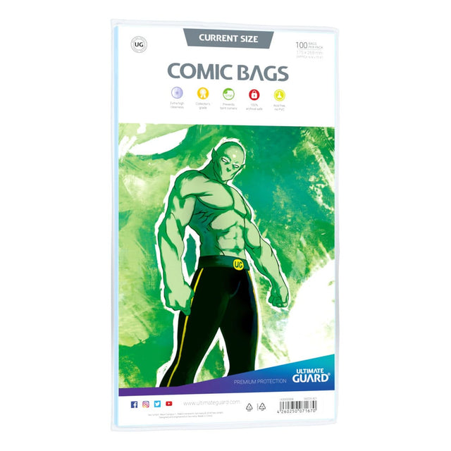 Ultimate Guard Ultimate Guard Comic Bags Standard (100) - Current Size