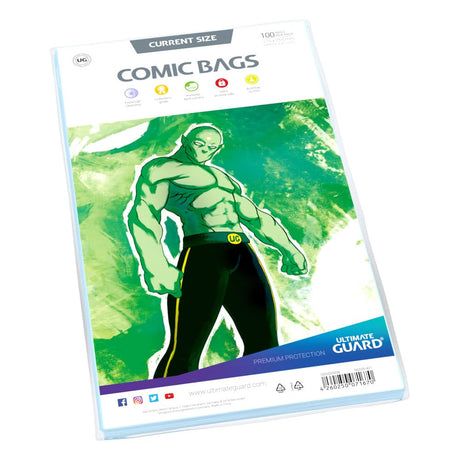 Ultimate Guard Ultimate Guard Comic Bags Standard (100) - Current Size