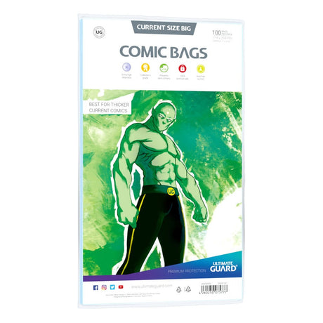 Ultimate Guard Ultimate Guard Comic Bags Standard (100) - Current Size Big