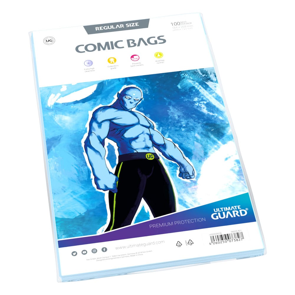 Ultimate Guard Ultimate Guard Comic Bags Standard (100) - Regular Size