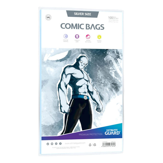 Ultimate Guard Ultimate Guard Comic Bags Standard (100) - Silver Size