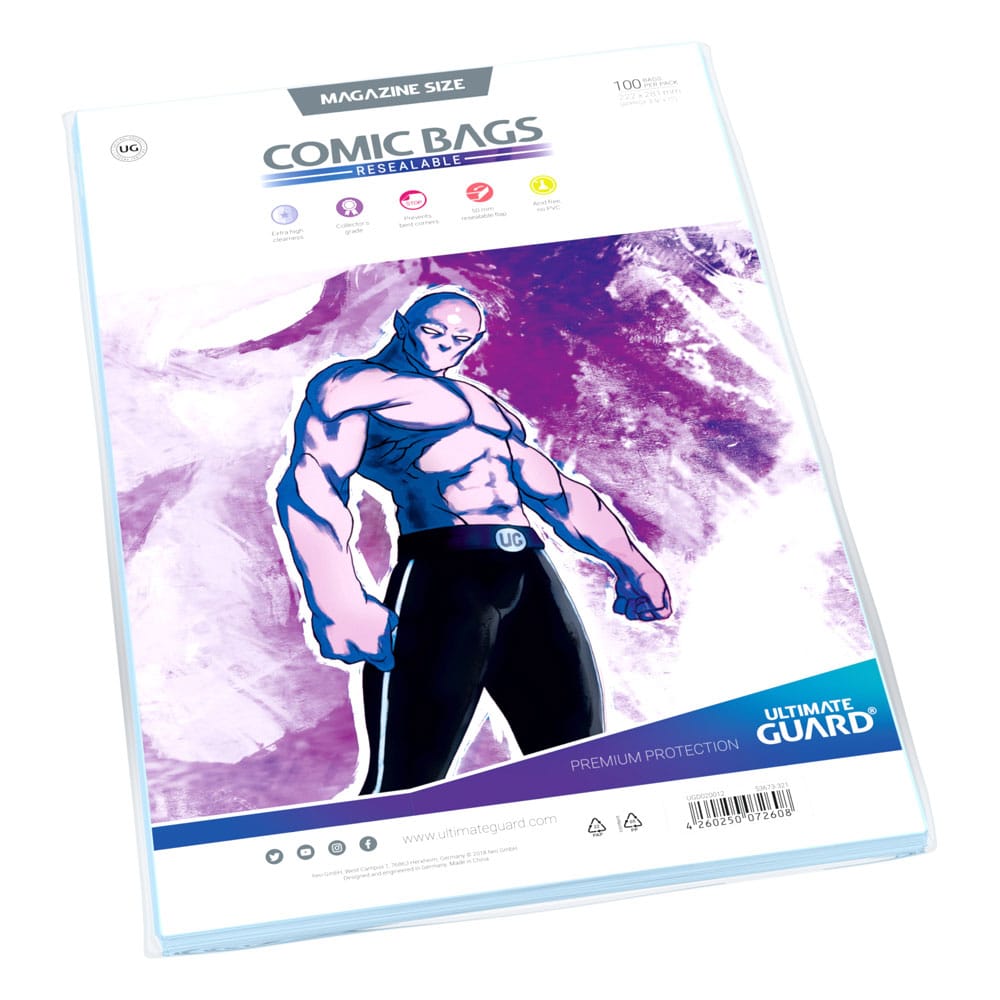Ultimate Guard Ultimate Guard Comic Bags wiederverschließbar Magazine Size (100)