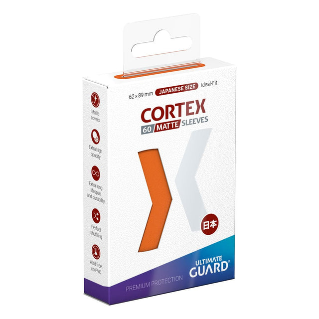 Ultimate Guard Ultimate Guard Cortex Sleeves Matte Japanese Size (60) - Orange
