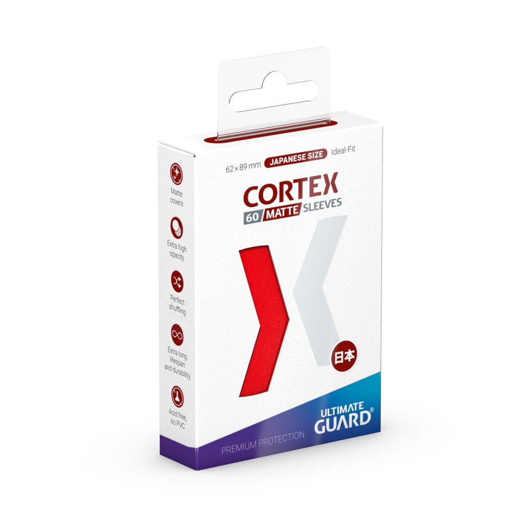 Ultimate Guard Ultimate Guard Cortex Sleeves Matte Japanese Size (60) - Red
