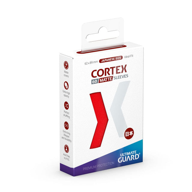 Ultimate Guard Ultimate Guard Cortex Sleeves Matte Japanese Size (60) - Red
