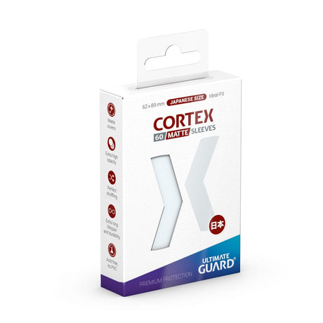 Ultimate Guard Ultimate Guard Cortex Sleeves Matte Japanese Size (60) - Transparent