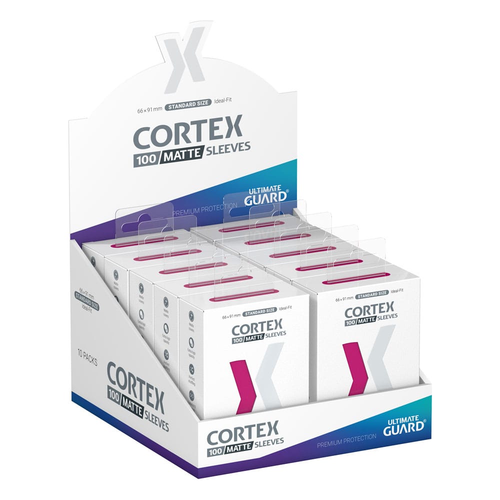 Ultimate Guard Ultimate Guard Cortex Sleeves Matte Standard Size (100) - Pink