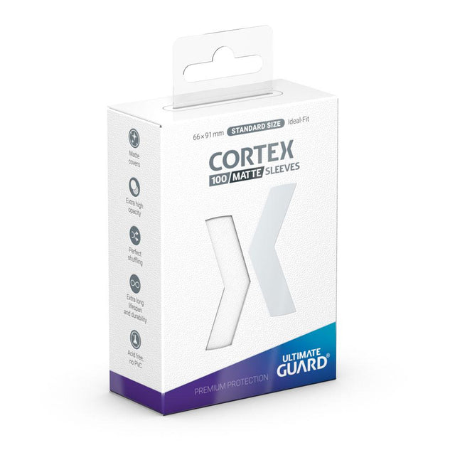 Ultimate Guard Ultimate Guard Cortex Sleeves Matte Standard Size (100) - White