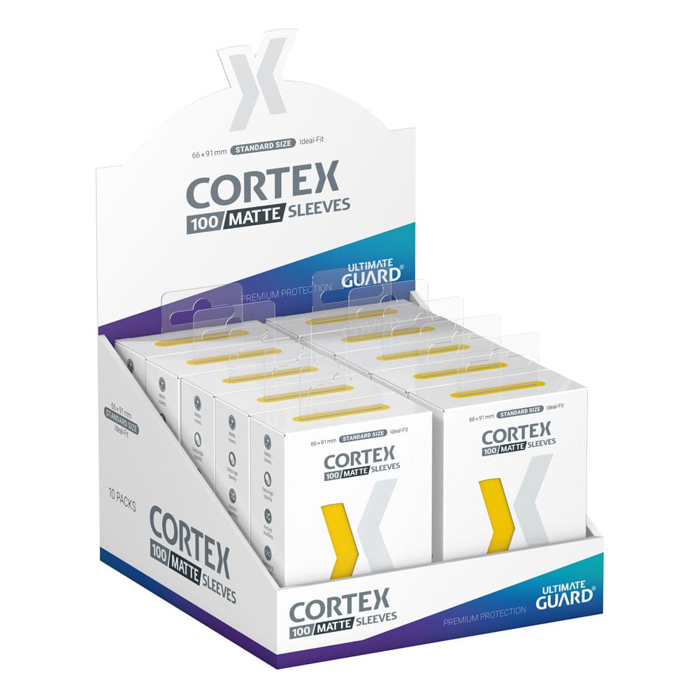Ultimate Guard Ultimate Guard Cortex Sleeves Matte Standard Size (100) - Yellow