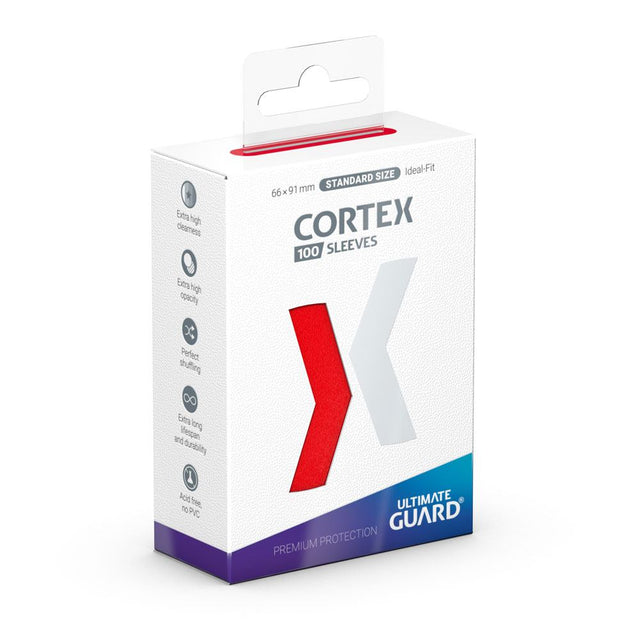 Ultimate Guard Ultimate Guard Cortex Sleeves Standard Size (100) - Red