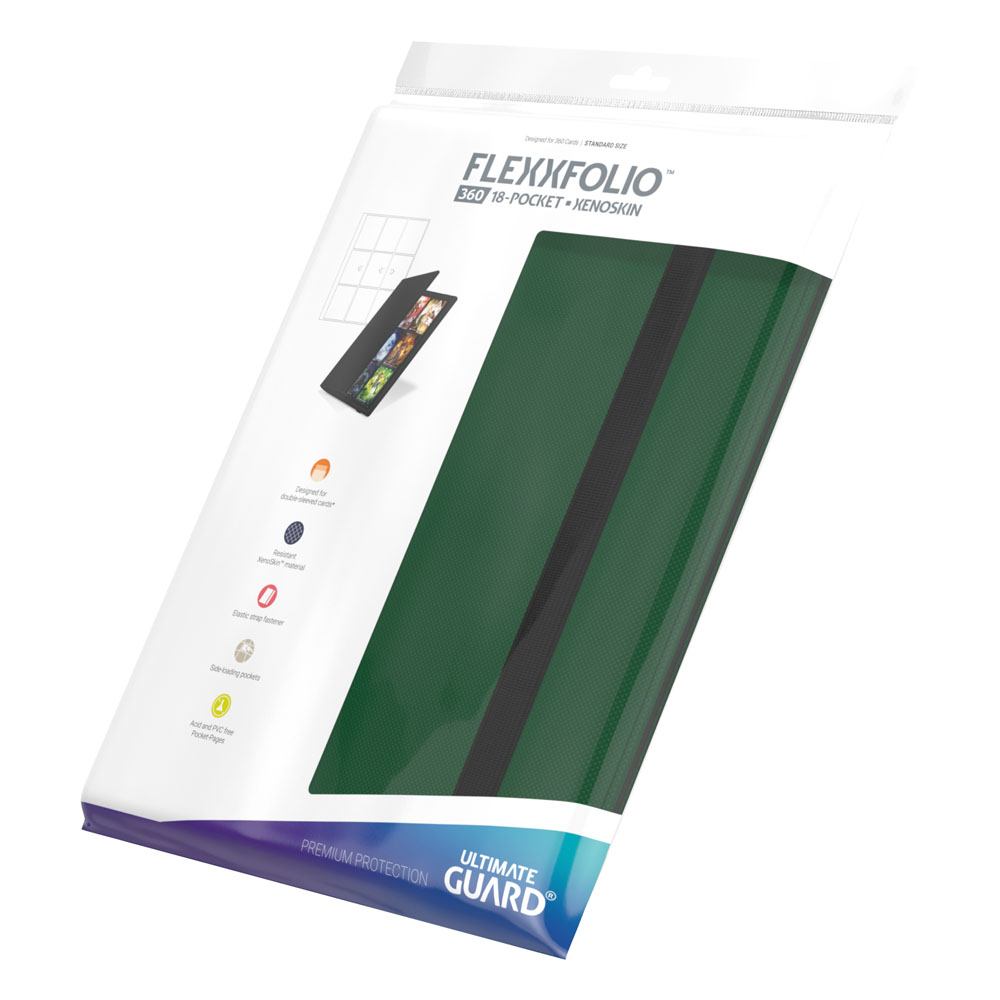 Ultimate Guard Ultimate Guard Flexxfolio 360 18-Pocket Xenoskin - Green