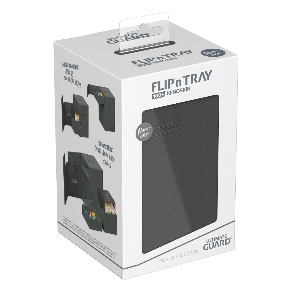 Ultimate Guard Ultimate Guard Flip'n'Tray 100+ Xenoskin - Grey