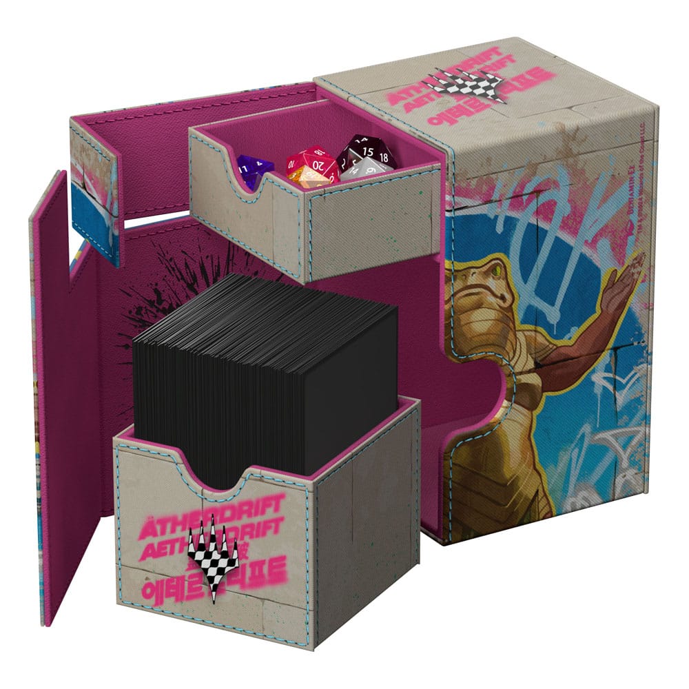 Ultimate Guard Ultimate Guard Flip'n'Tray 100+ Xenoskin Magic The Gathering "Aetherdrift" - Sab-Sunen, Luxa Embodied