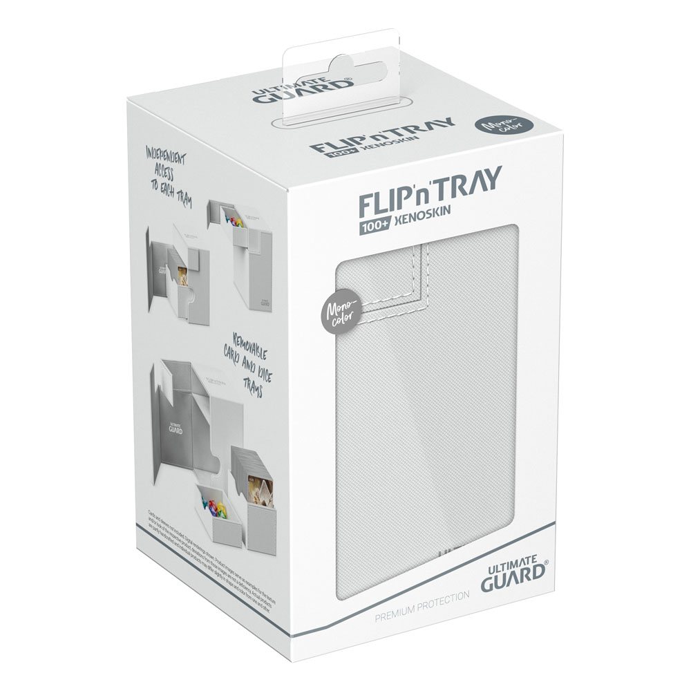 Ultimate Guard Ultimate Guard Flip'n'Tray 100+ Xenoskin - White