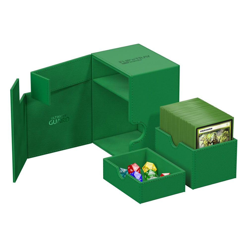 Ultimate Guard Ultimate Guard Flip'n'Tray 133+ Xenoskin - Green