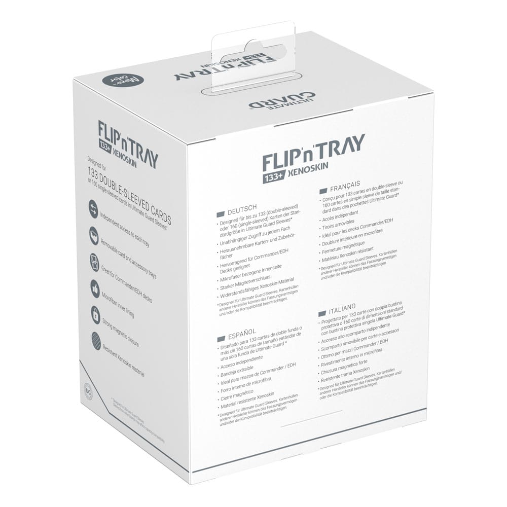Ultimate Guard Ultimate Guard Flip'n'Tray 133+ Xenoskin - White