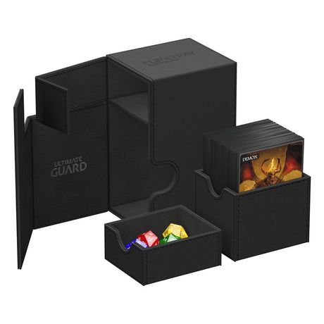 Ultimate Guard Ultimate Guard Flip'n'Tray 80+ Xenoskin - Black
