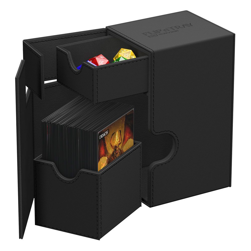 Ultimate Guard Ultimate Guard Flip'n'Tray 80+ Xenoskin - Black
