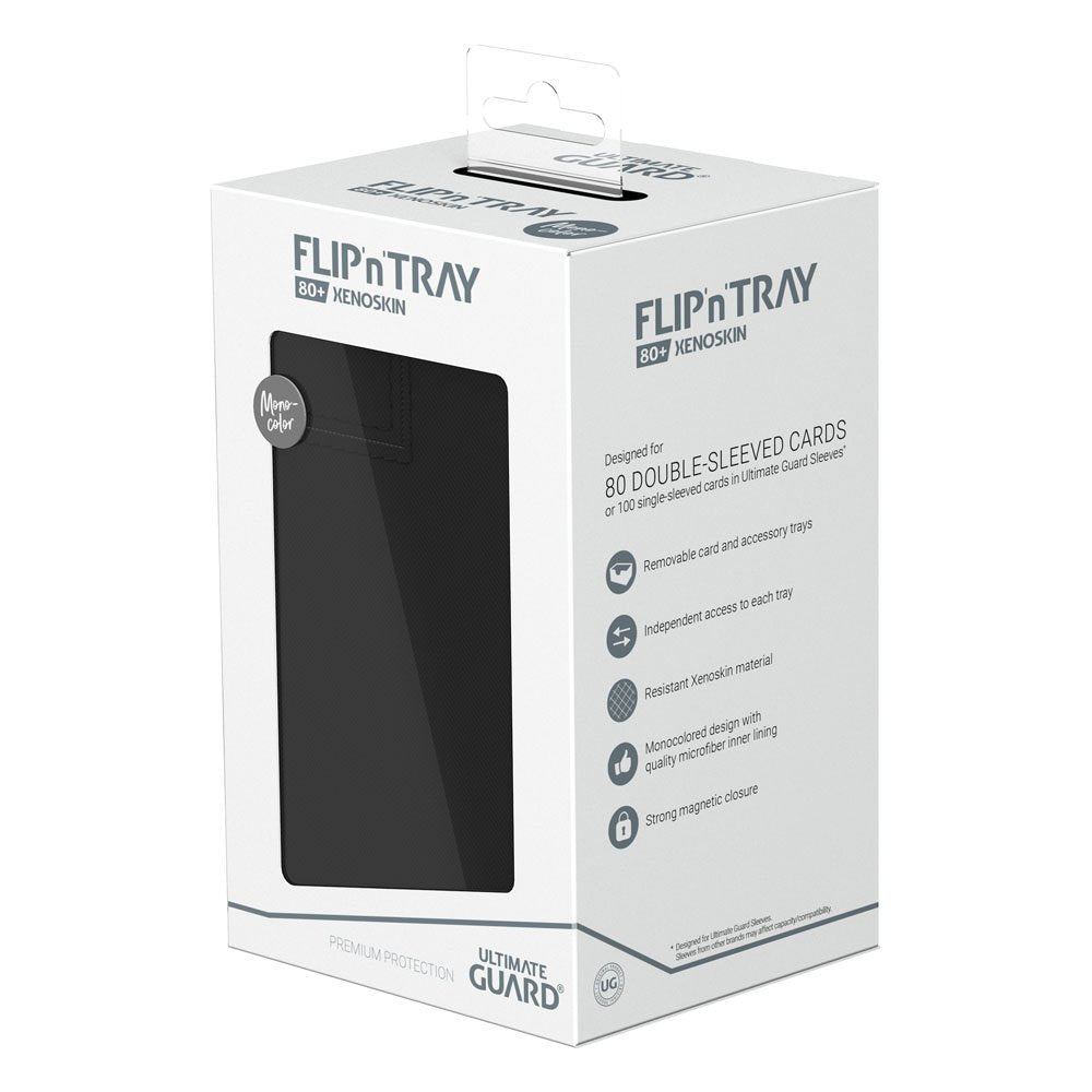 Ultimate Guard Ultimate Guard Flip'n'Tray 80+ Xenoskin - Black