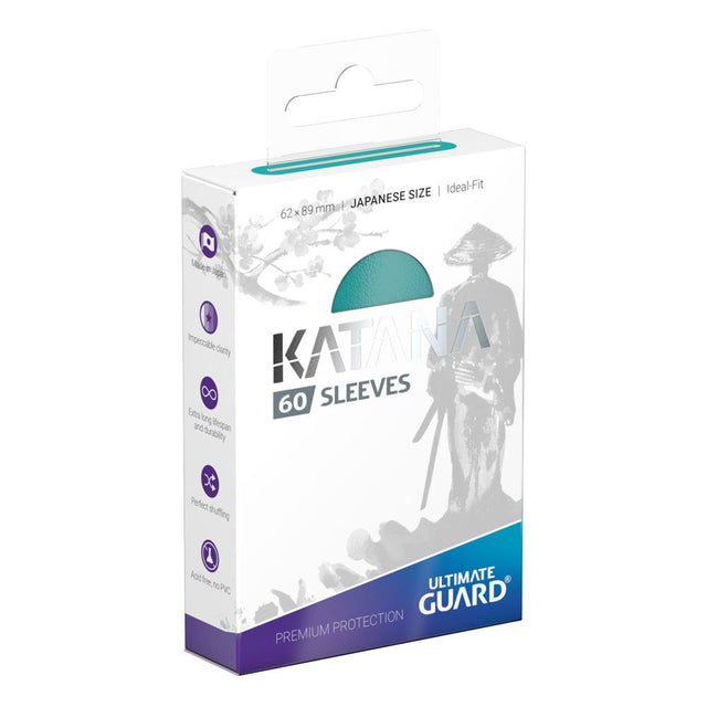 Ultimate Guard Ultimate Guard Katana Sleeves Japanese Size (60) - Turquoise