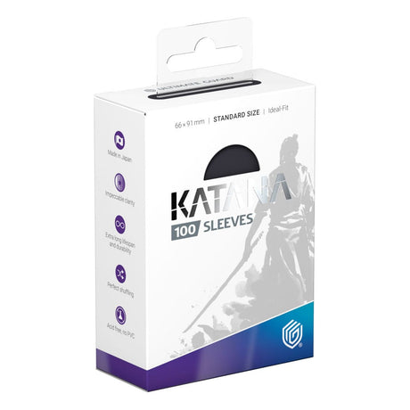 Ultimate Guard Ultimate Guard Katana Sleeves Standard Size (100) - Obsidian Shard