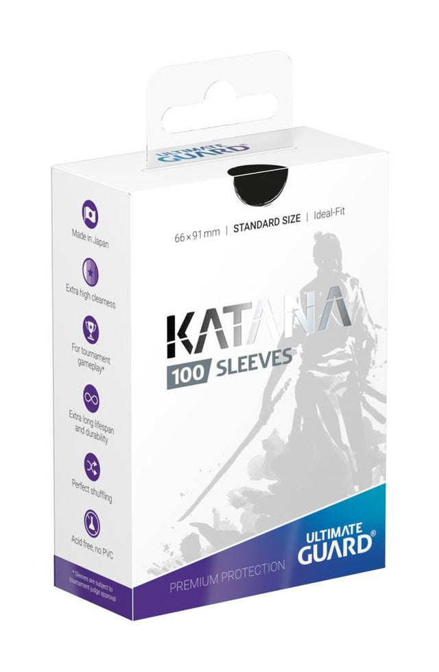 Ultimate Guard Ultimate Guard Katana Sleeves Standard Size (100) - Black