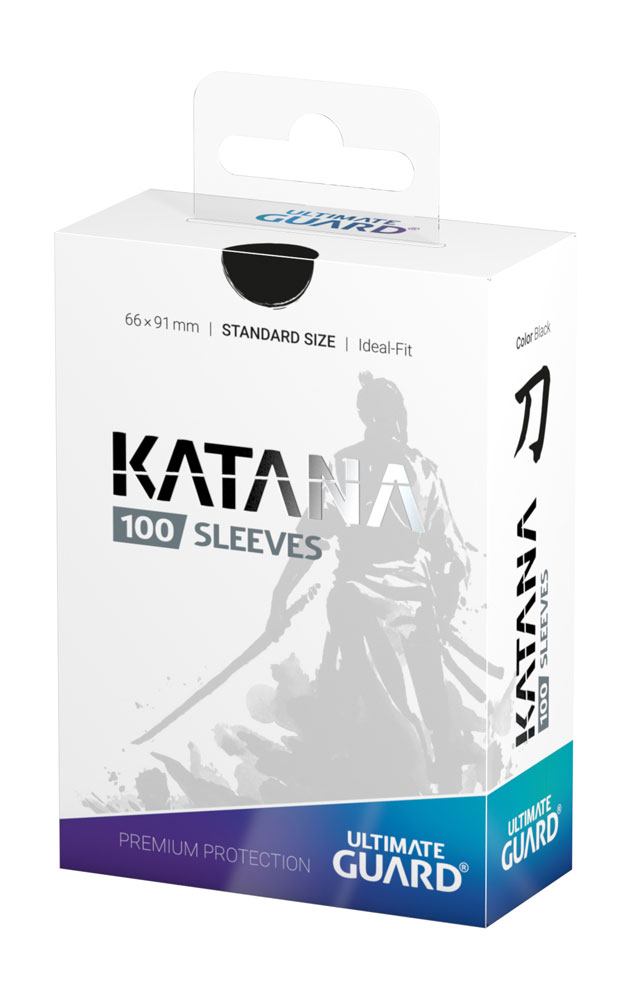 Ultimate Guard Ultimate Guard Katana Sleeves Standard Size (100) - Black