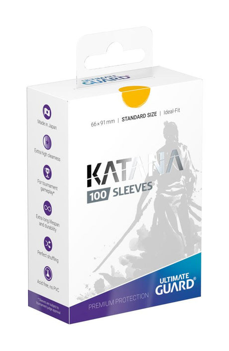Ultimate Guard Ultimate Guard Katana Sleeves Standard Size (100) - Yellow