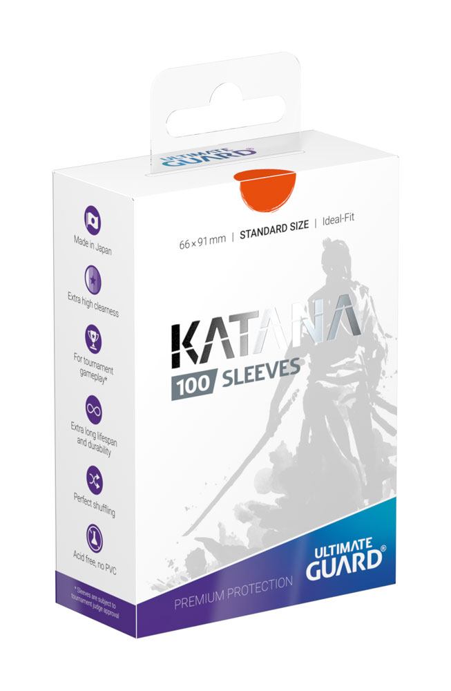 Ultimate Guard Ultimate Guard Katana Sleeves Standard Size (100) - Orange