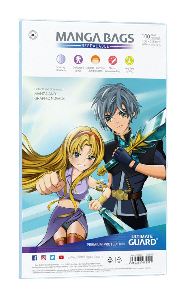 Ultimate Guard Ultimate Guard Manga Bags Resealable (100)