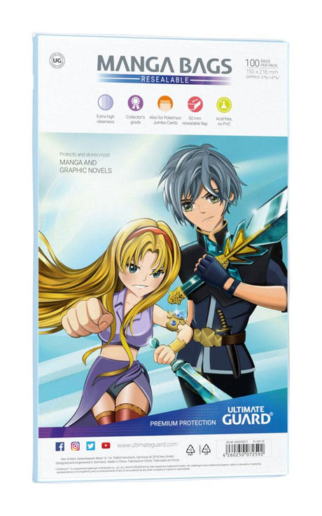 Ultimate Guard Ultimate Guard Manga Bags Resealable (100)