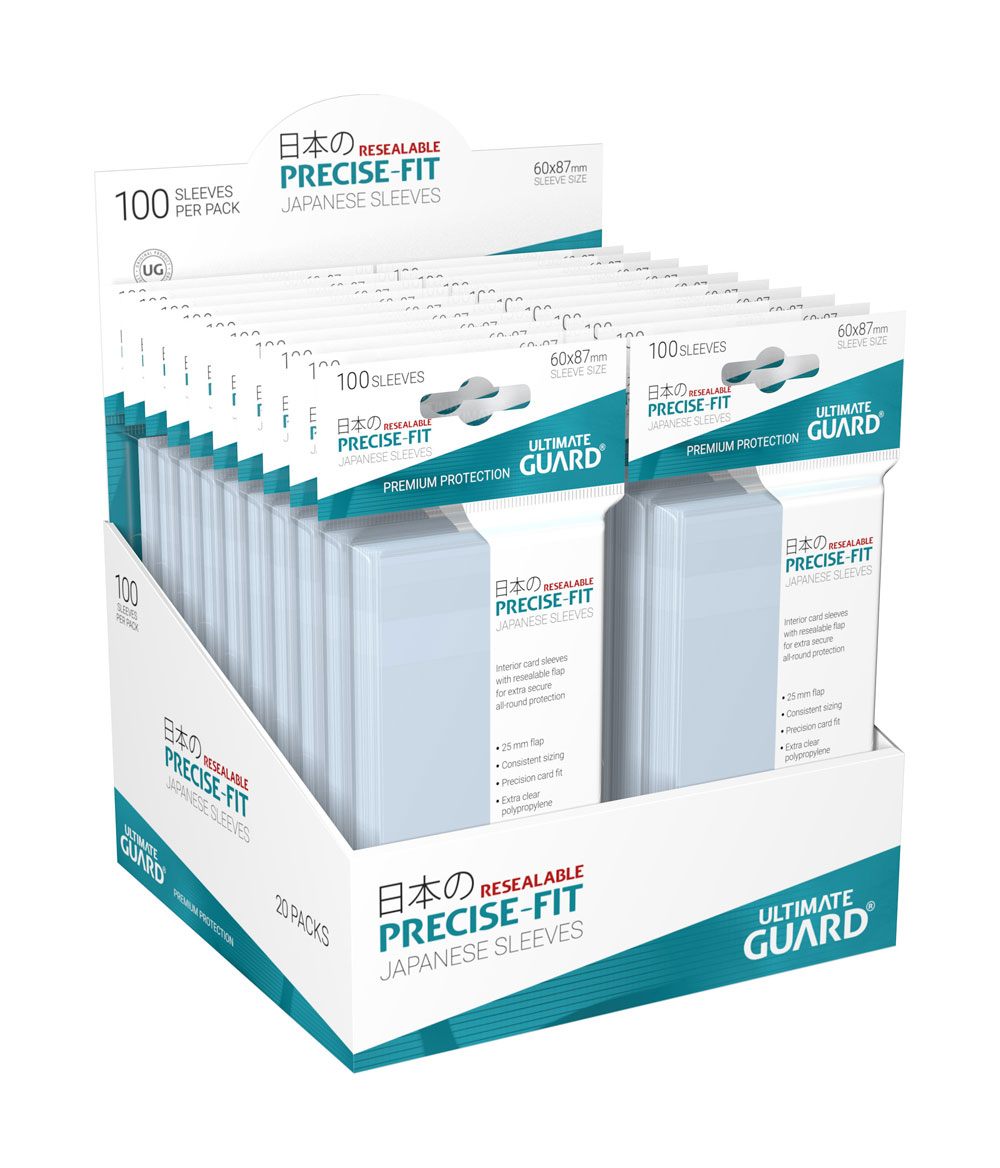 Ultimate Guard Ultimate Guard Precise-Fit Sleeves Japanese Size (100) - Resealable
