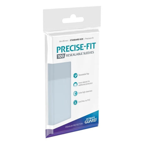 Ultimate Guard Ultimate Guard Precise-Fit Sleeves Standard Size (100) - Resealable