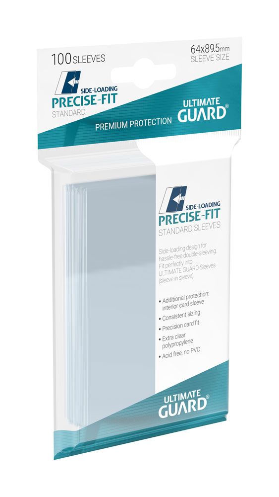 Ultimate Guard Ultimate Guard Precise-Fit Sleeves Standard Size (100) - Side-Loading