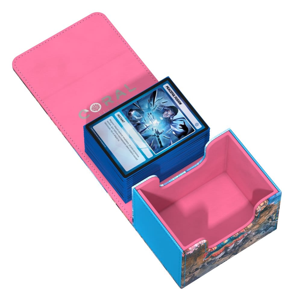 Ultimate Guard Ultimate Guard Sidewinder 100+ Xenoskin "Coral Places" - Seablue Hush