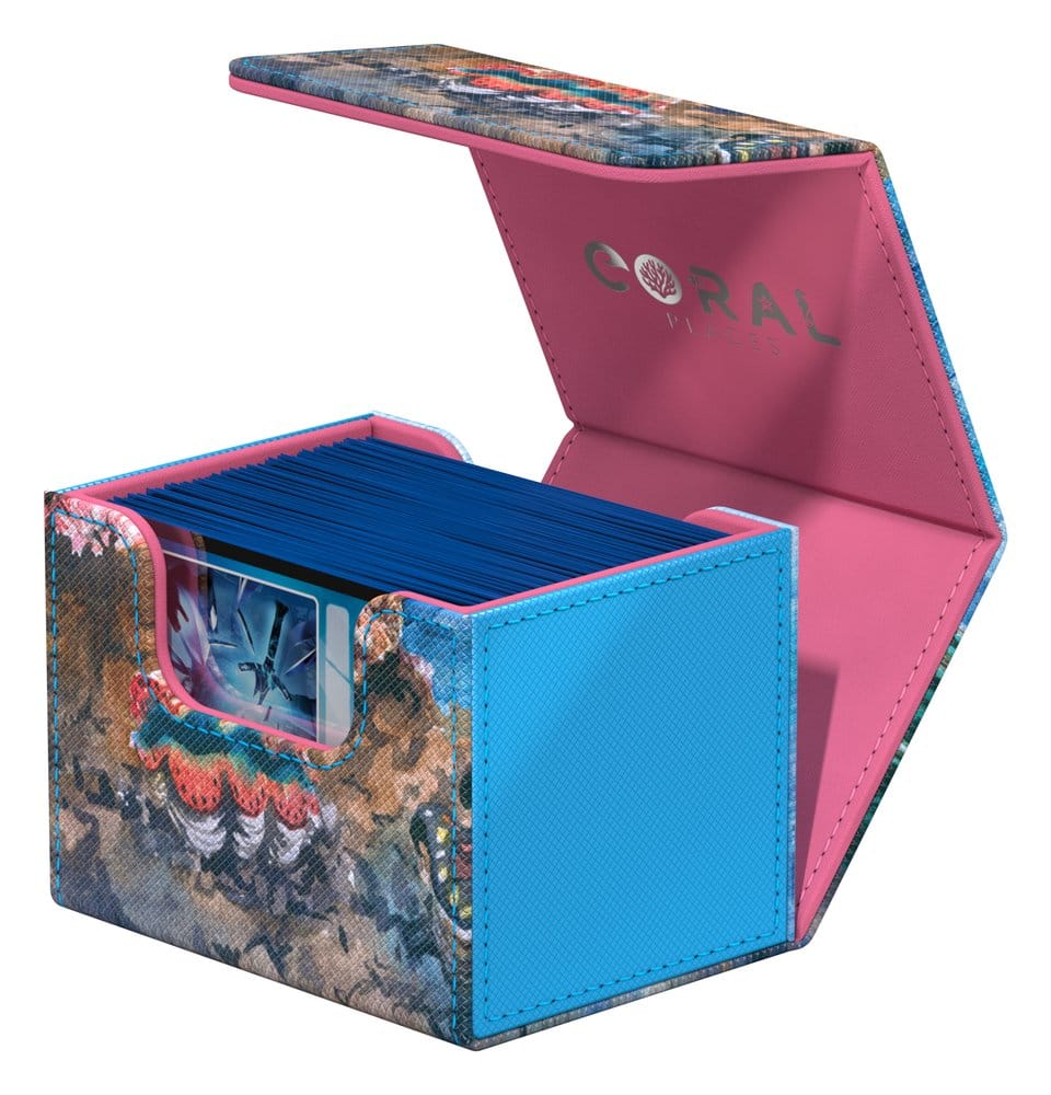 Ultimate Guard Ultimate Guard Sidewinder 100+ Xenoskin "Coral Places" - Seablue Hush