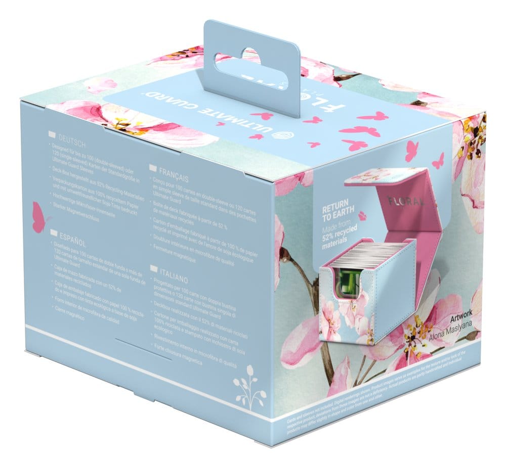 Ultimate Guard Ultimate Guard Sidewinder 100+ Xenoskin "Floral Places" - Cherry Blossom