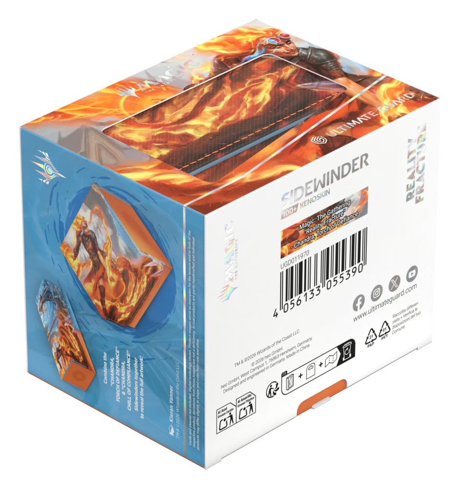 Ultimate Guard Ultimate Guard Sidewinder 100+ Xenoskin Magic The Gathering "Reality Fracture" - Chandra, Torch of