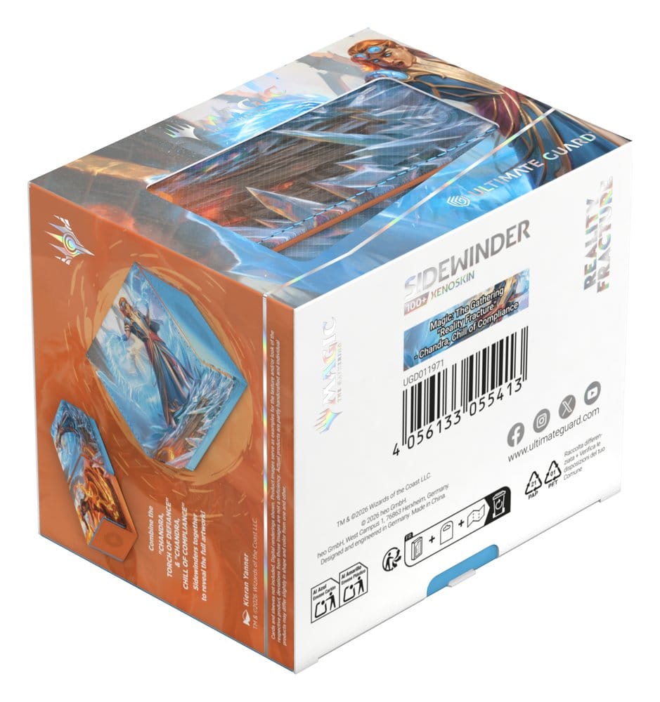 Ultimate Guard Ultimate Guard Sidewinder 100+ Xenoskin Magic The Gathering "Reality Fracture" - Chandra, Chill of