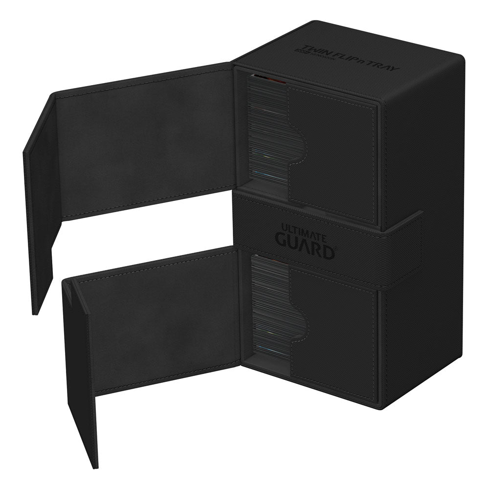 Ultimate Guard Ultimate Guard Twin Flip'n'Tray 200+ Xenoskin - Black