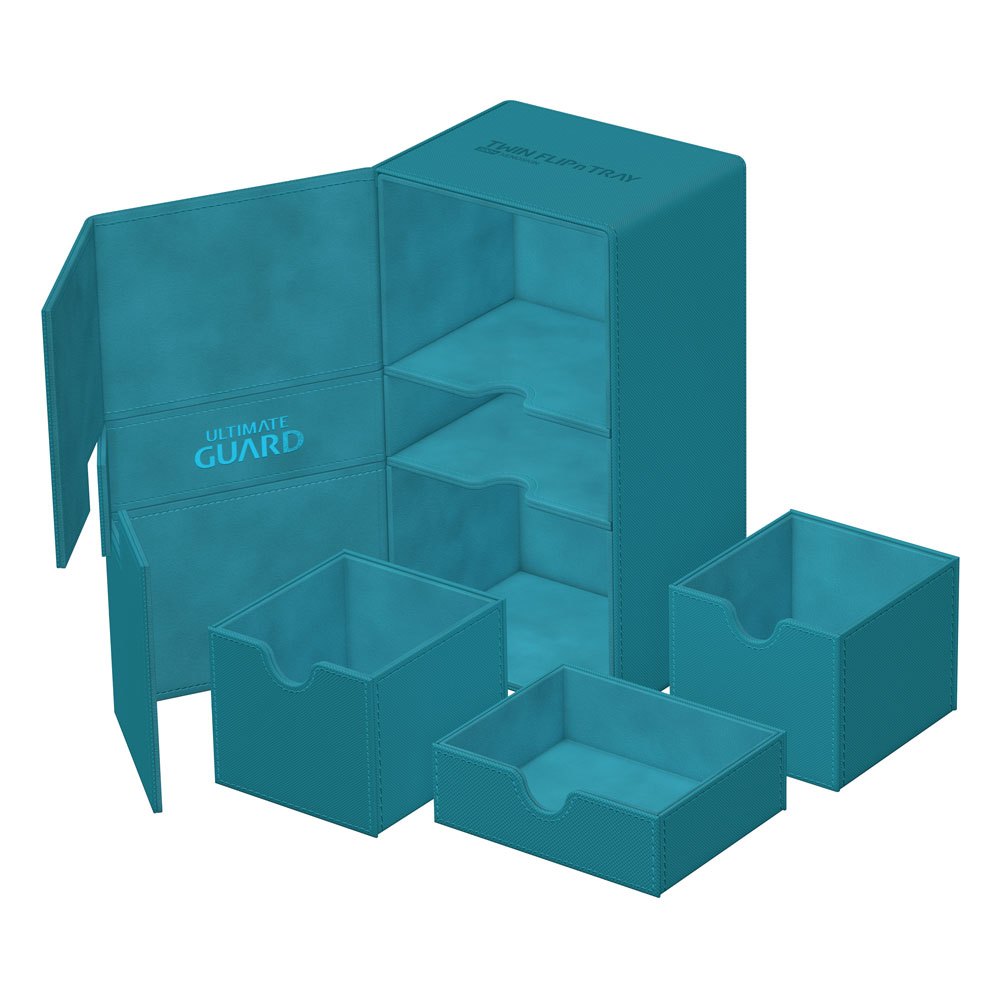 Ultimate Guard Ultimate Guard Twin Flip'n'Tray 200+ Xenoskin - Petrol